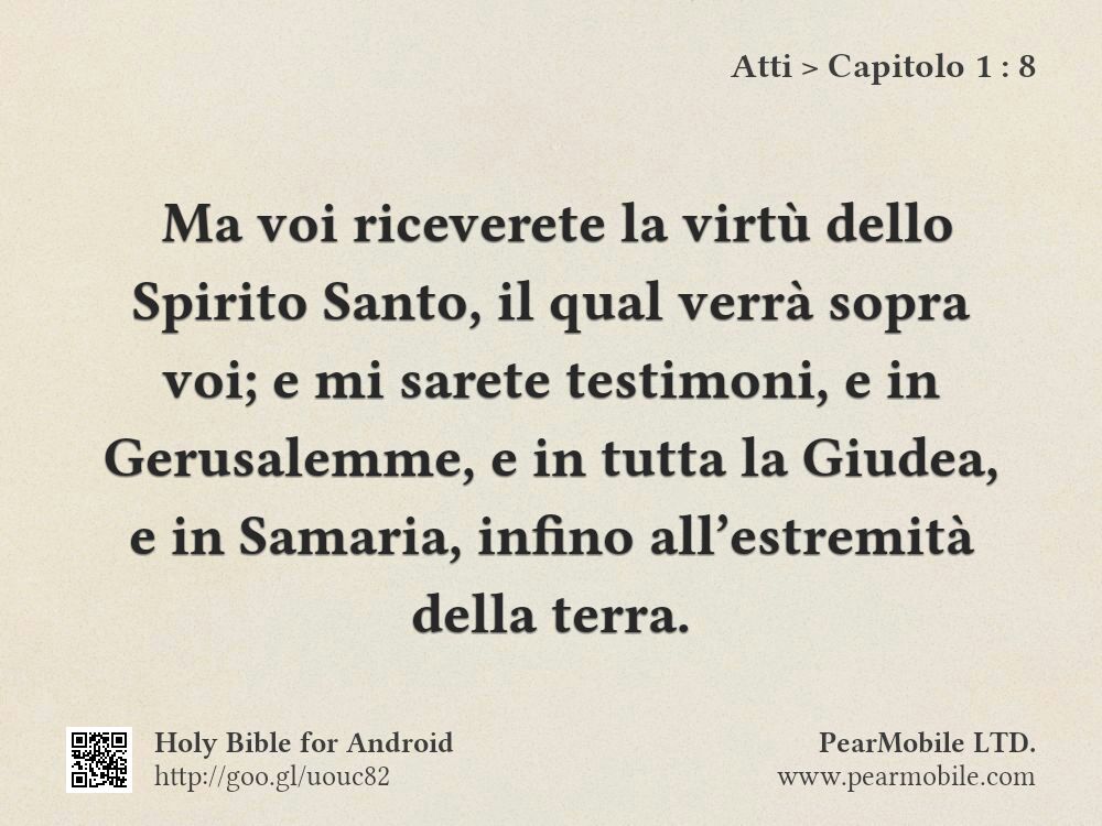 Atti, Capitolo 1:8